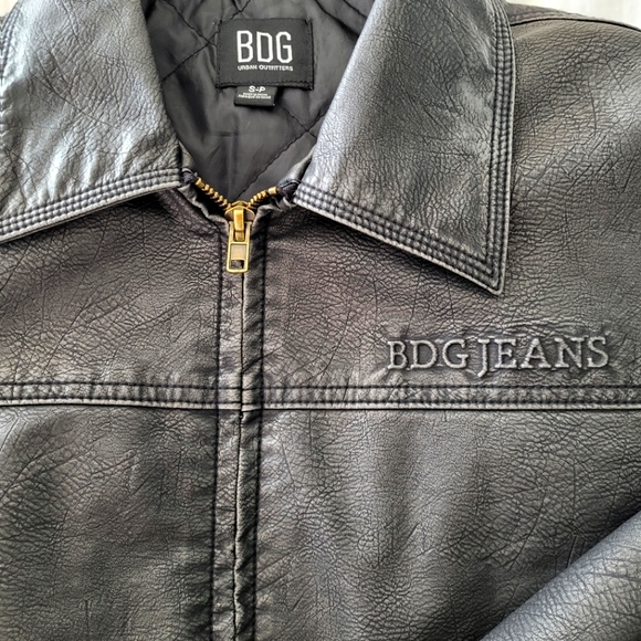 BDG Sean Faux Leather Harrington Jacket - Picture 4 of 7